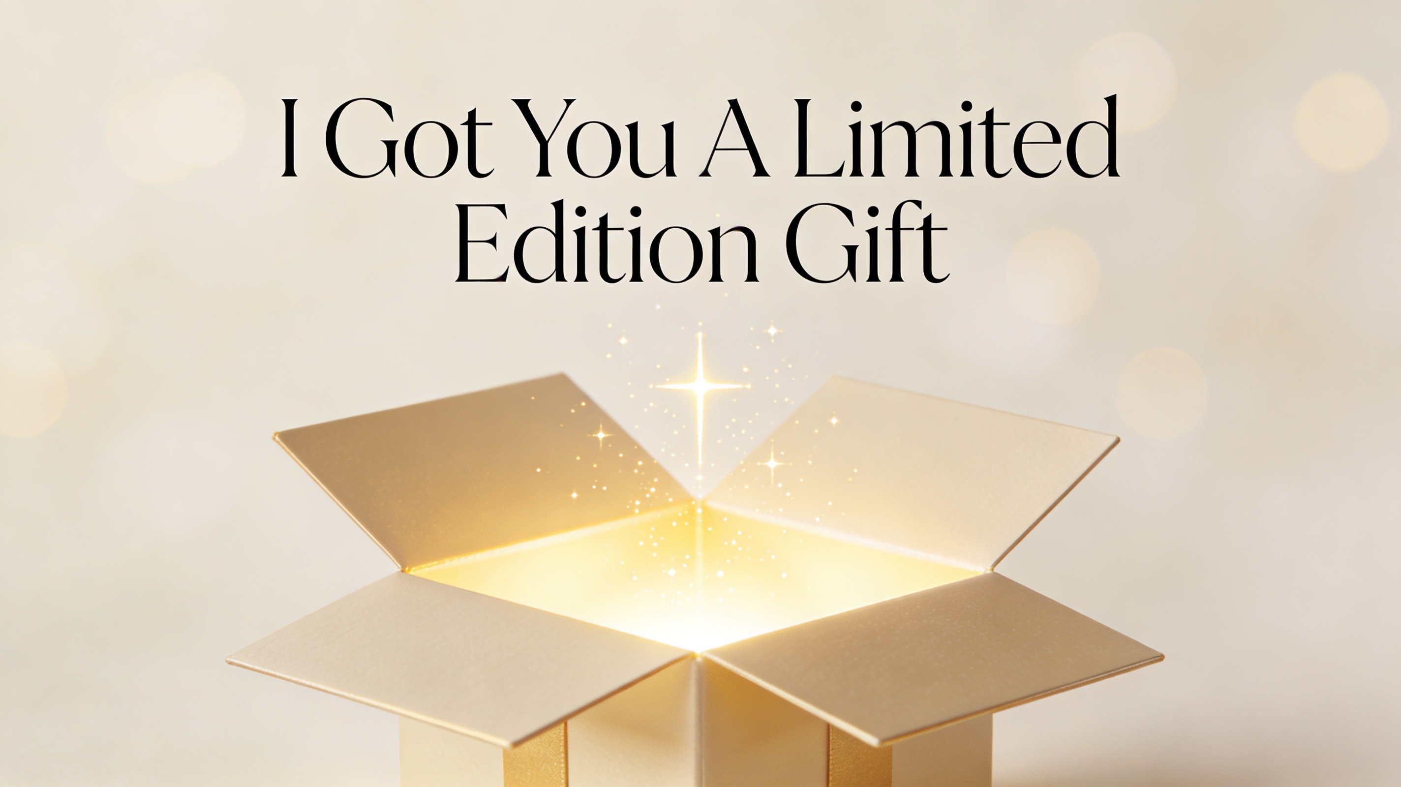 I Got You A Limited Edition Gift