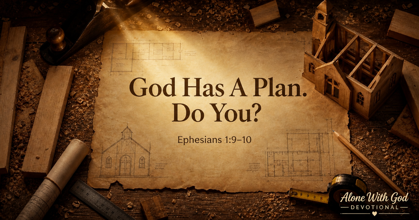 God Has A Plan. Do You?