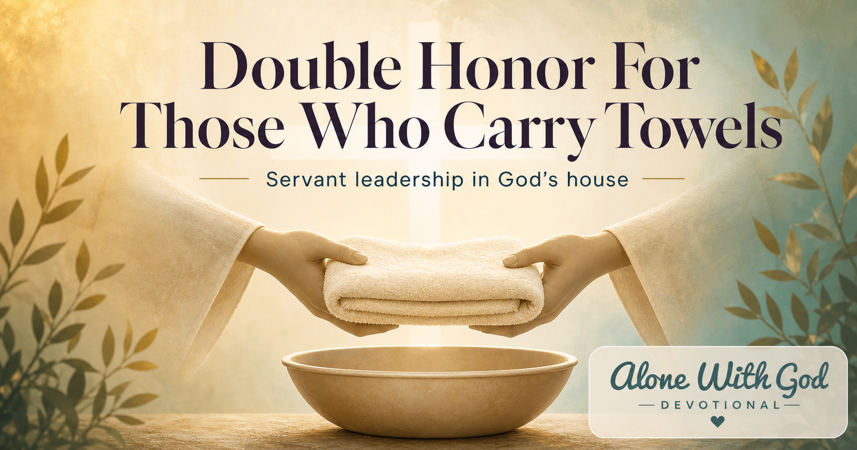 Double Honor For Those Who Carry Towels