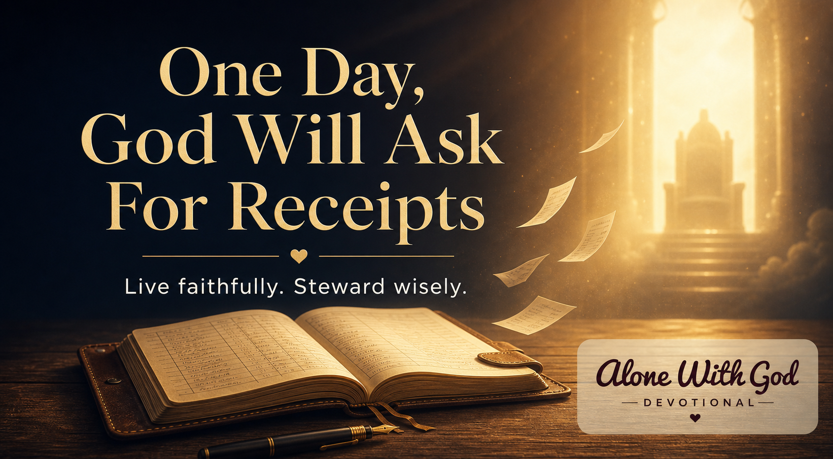 One Day, God Will Ask For Receipts